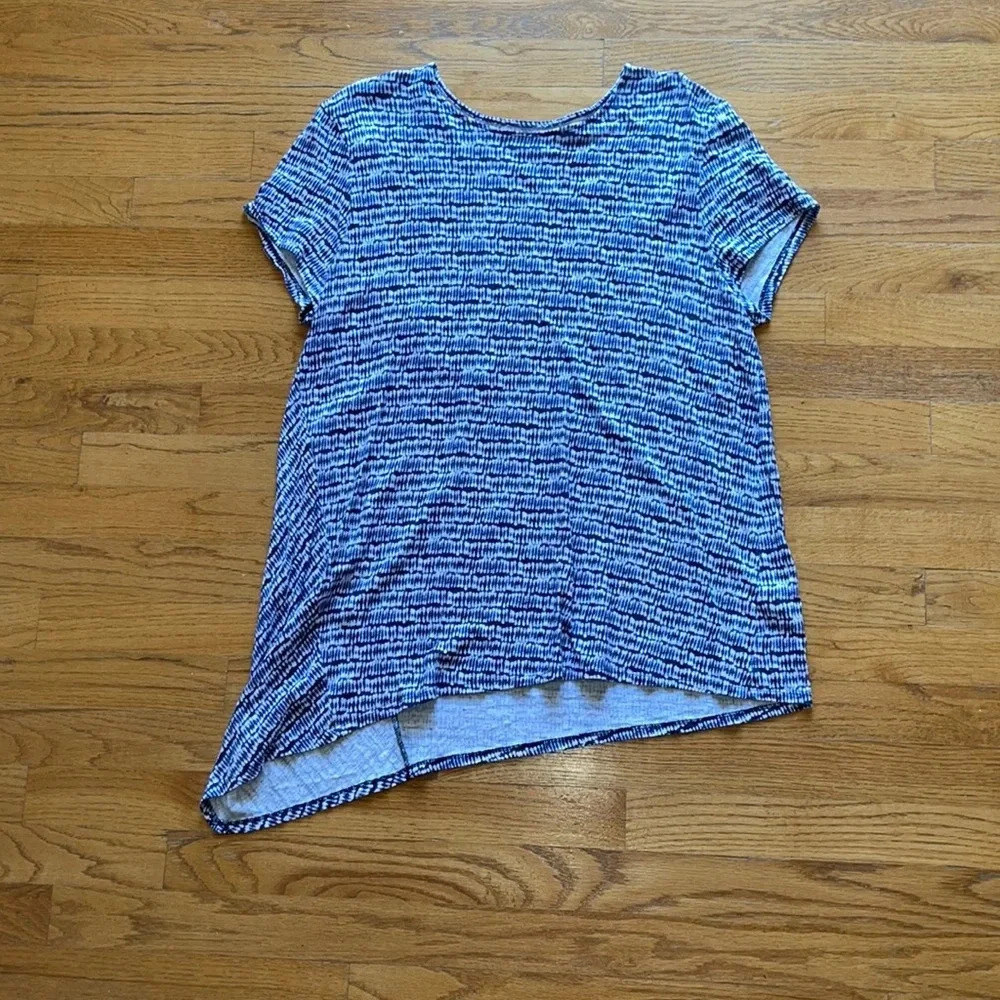 J Jill Pure Jill asymmetric t-shirt size Med